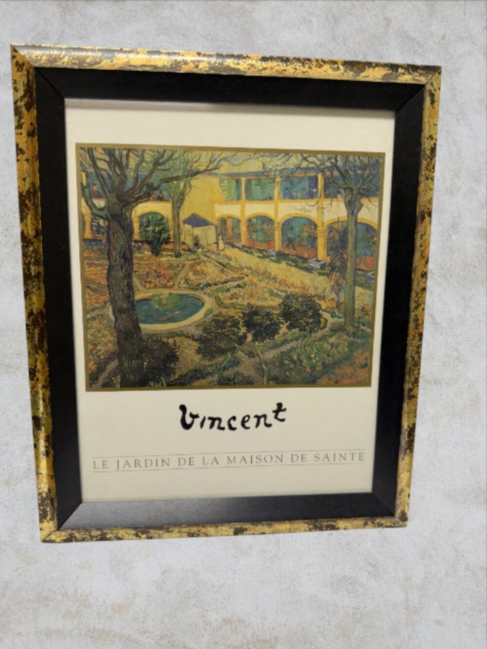 VAN GOGH PRINTS -- Gold & Black Gallery Frame, Ready to Hang, Set of 2, 9.5x11.5 - Picture 4 of 10